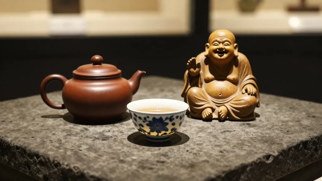 紫砂壶同日本古杯 AI輔助創作