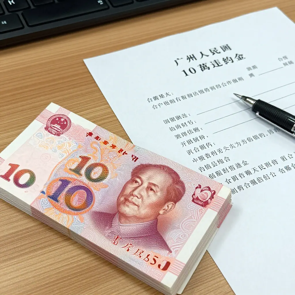 10萬訂金同合約